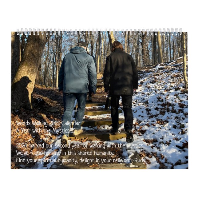 Calendário Woods Walking 2025 Calendar (Capa)
