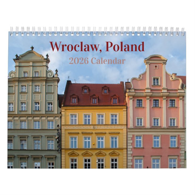 Calendário Wroclaw Polônia 2026 (Capa)