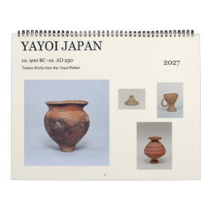 Calendário Yayoi Japão Doze Obras de Arte 2027