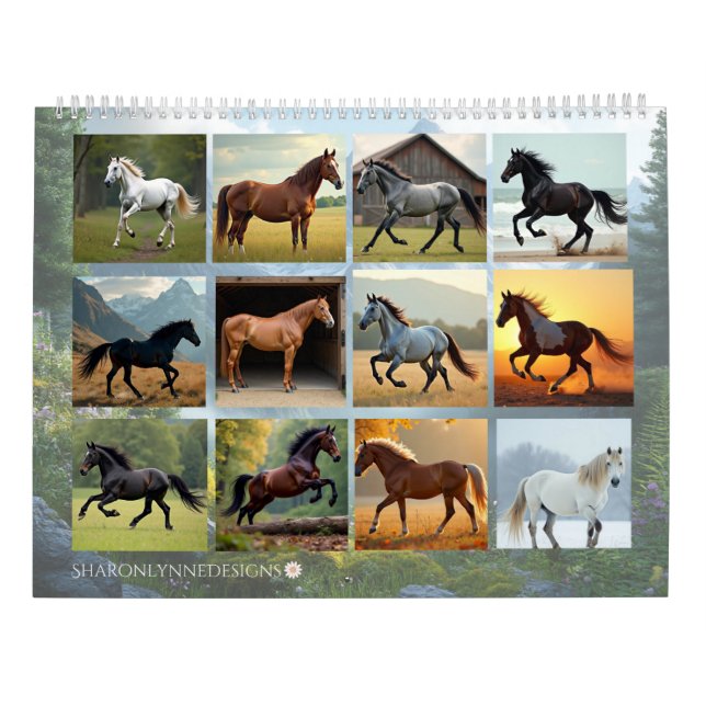 Calendário Year of the Horse Calendar, Horse (Verso)