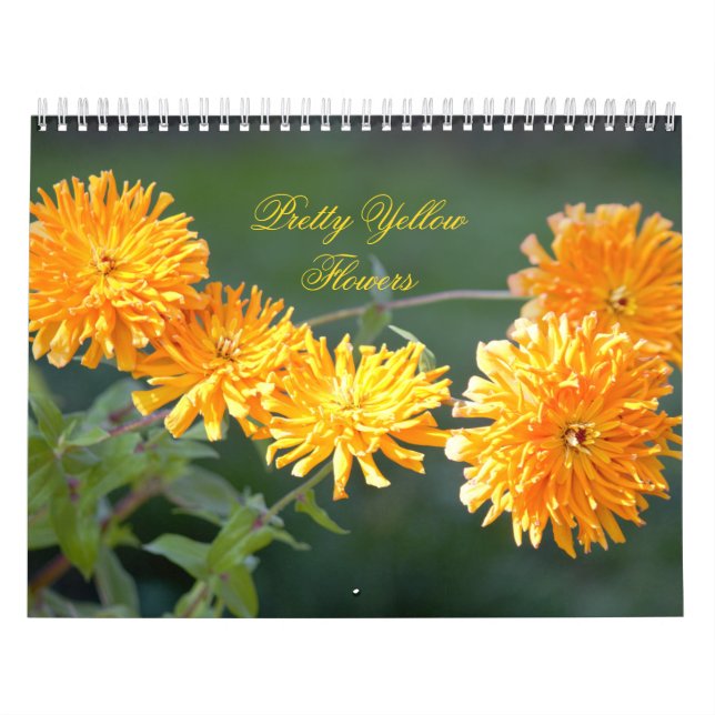 Calendário Yellow Flowers  (Capa)