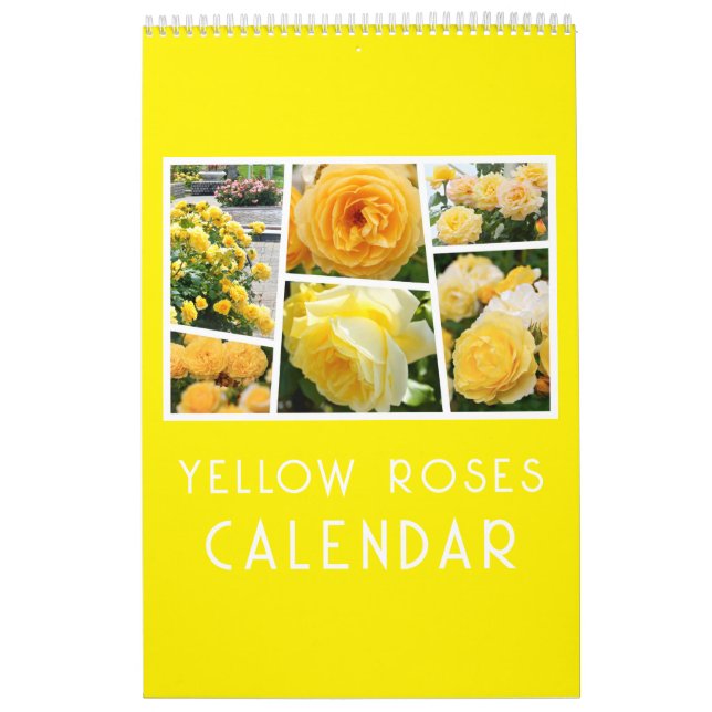 Calendário Yellow Roses Calendar (Type-A) (Capa)