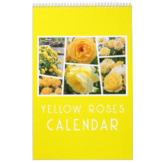 Calendário Yellow Roses Calendar (Type-A)