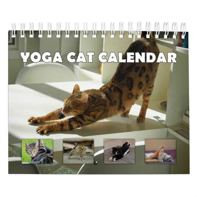 Calendário Yoga Cat (Capa)