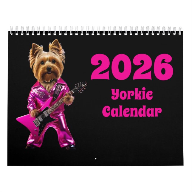 Calendário Yorkie (Capa)