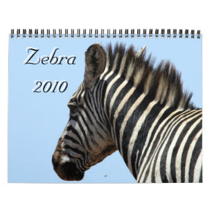 Calendário zebra 2010