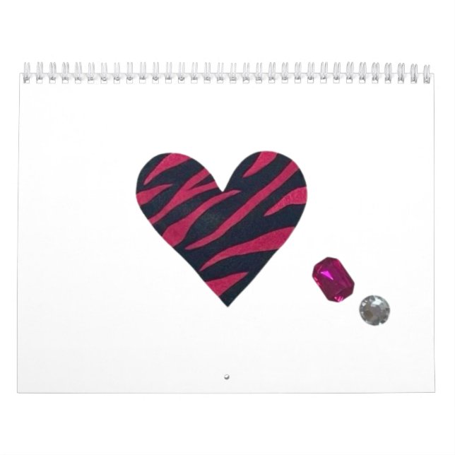 Calendário Zebra-heart (Capa)