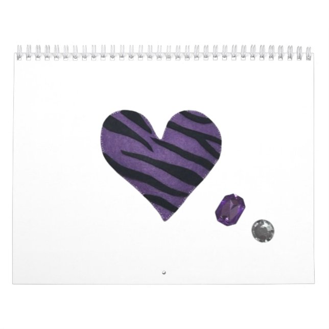 Calendário Zebra-heart (Capa)