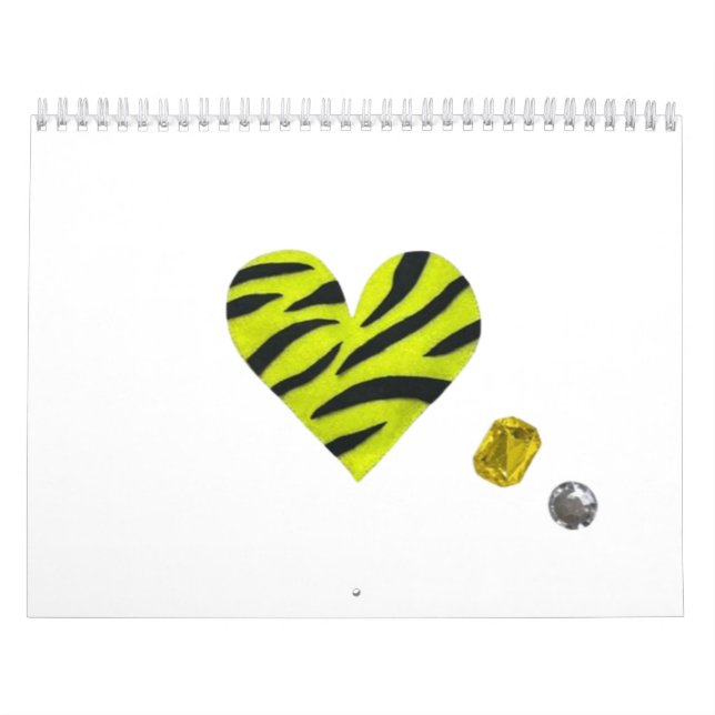Calendário Zebra-heart (Capa)