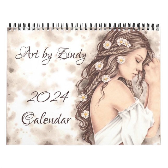 Calendário Zindy Art 2024 (Capa)
