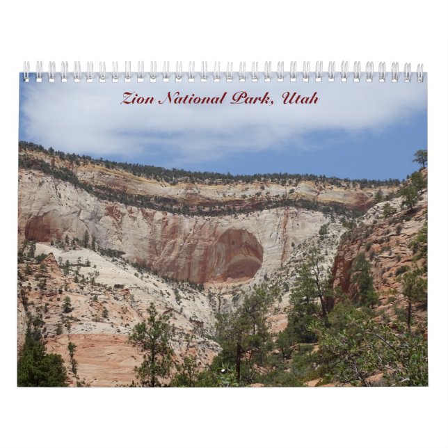 Calendário Zion National Park, Utah (Capa)