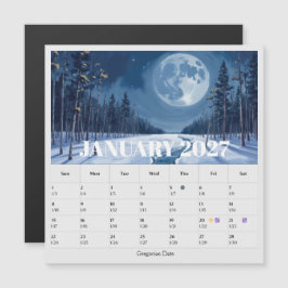 Calendário Zodíaco das Fases da Lua de 13 Meses - 