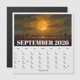 Calendário Zodíaco das Fases da Lua de Setembro de