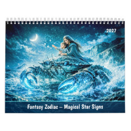 Calendário Zodíaco Fantasia – Signos Estelares Mágicos