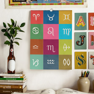 Calendário Zodíaco Geométrico: 12 Rashis e Seus Significados