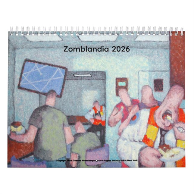 Calendário Zomblandia 2026 (Capa)