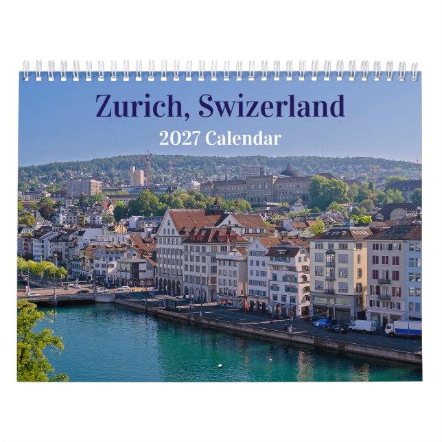 Calendário Zurique Suíça 2026 (Capa)