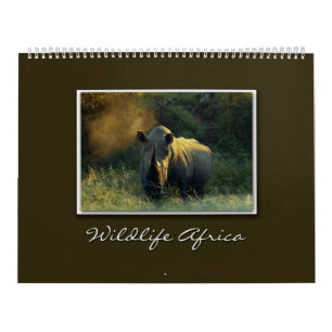 calendários 2010 do safari de África dos animais