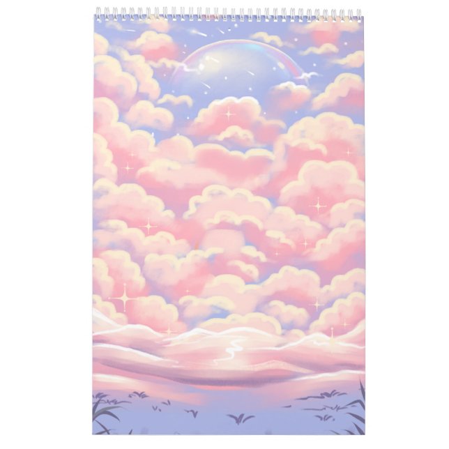 calendários cor-de-rosa para raposas (Verso)