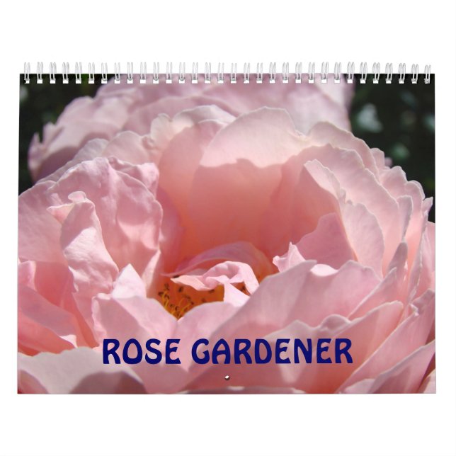 Calendários de Fotografia de Rosas Jardineiro de R (Capa)
