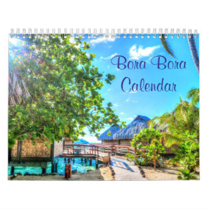Calendários de Muro de Fotos Bora Bora