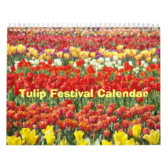 Calendários do Festival de Tulipas Presentes de Na (Capa)