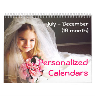 Calendários personalizados - calendário de 18