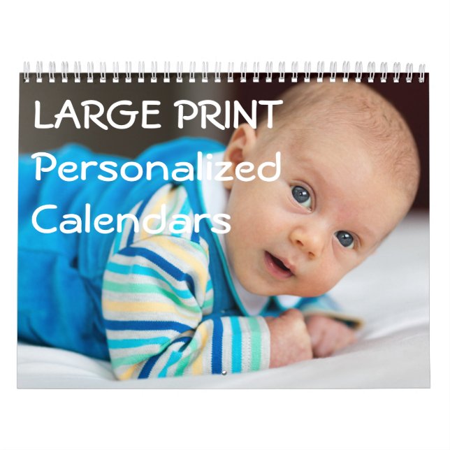 Calendários Personalizados de Grande Impressão (Capa)