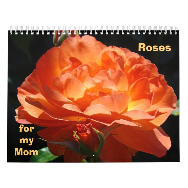 Calendários personalizados Rosas para Minha Mãe Ja (Capa)