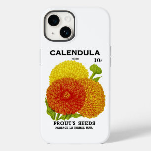 Calendula Vintage Seed Packet Case-Mate iPhone Cas
