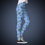 Calha de Leggings de Blueberry<br><div class="desc">Se você ama mirtilo,  o padrão Colorido com mirtilo roxo selvagem na Agulha de Leggings é para você!</div>