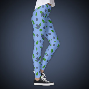 Calha de Leggings de Blueberry