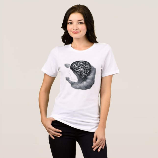 CalibrateMind Moletom Camisa Tri-Blend (Frente Completa)