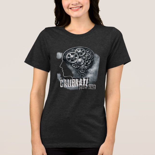 CalibrateMind Moletom Camisa Tri-Blend (Frente)