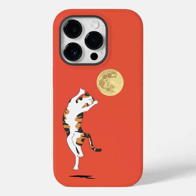 Calico Cat Moon Dancing Case-Mate capas de iphone (Verso)