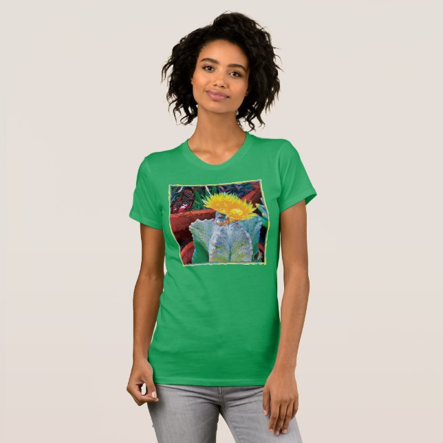 Caliente Cactus T-Shirt (Frente Completa)