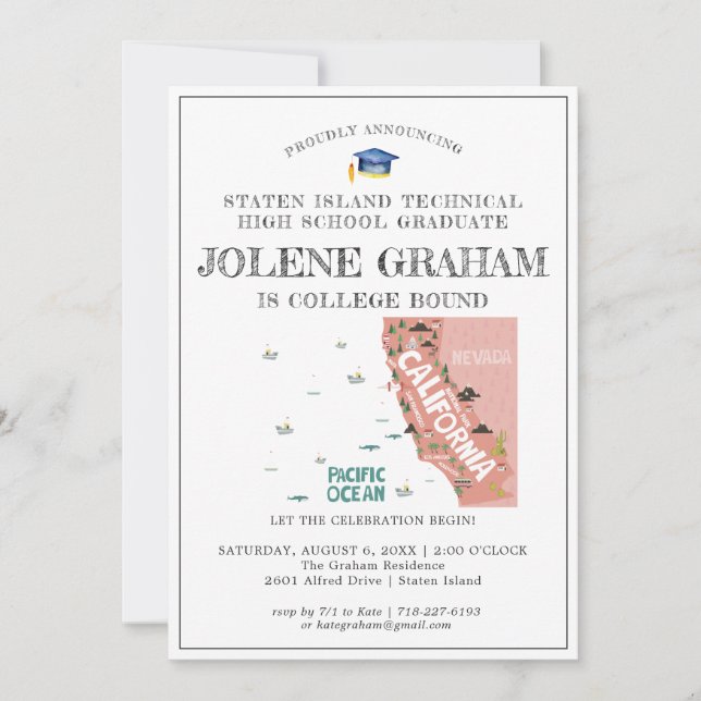 Califórnia | Festa de formatura Colégio (Frente)