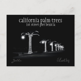 CALIFORNIA PALM TREES, por iLuvit.biz - Cartão de