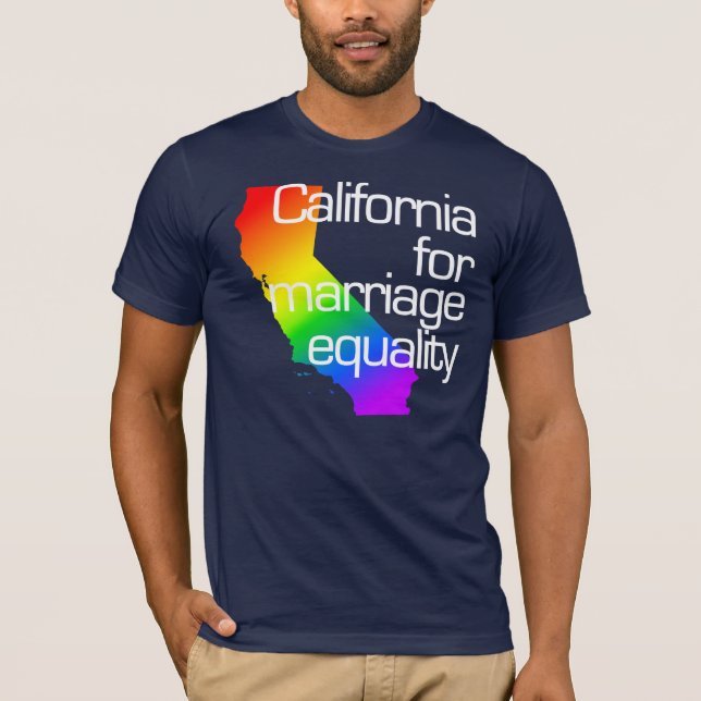 Califórnia para o t-shirt da igualdade do (Frente)