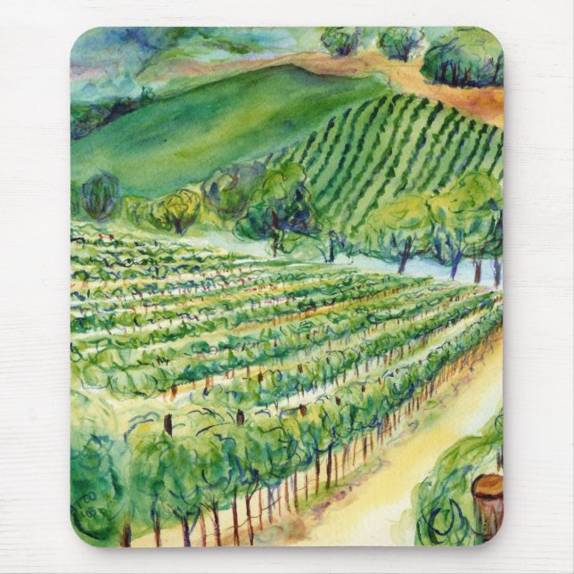California Vineyard Mousepad (Frente)