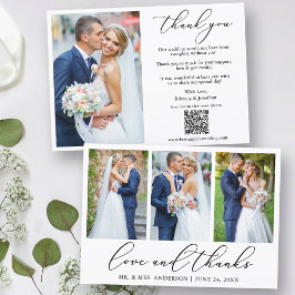 Caligrafia 4 Foto Amor Agradecimento Código QR Cas