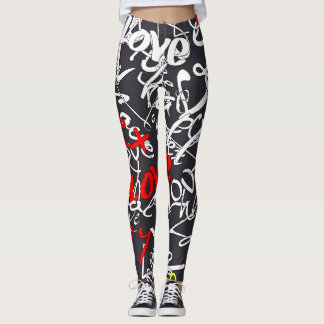 Caligrafia Ama Leggings de Yoga