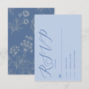 caligrafia azul empoeirada resposta moderna elegan