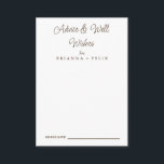 Caligrafia Boas Desejos e Cartão de Aconselhamento<br><div class="desc">Esta é a bela caligrafia elegante, boa vontade de casamento e cartão de conselho. Isto é perfeito para o seu simples casamento de verão no arco-íris. É perfeito como cartões de casamento, cartões de visitas e muito mais. É perfeito para um casamento moderno e pode ser usado para qualquer evento....</div>