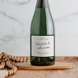 Caligrafia Clássica Casamento de Família Tradicion