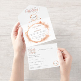 Caligrafia de Script de Casamento Glitter Elegante