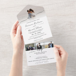 Caligrafia Elegante Moderna   Foto RSVP Wedding