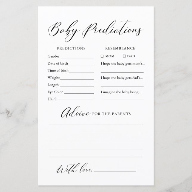 Caligrafia minimalista - Predições e conselhos par (Frente)