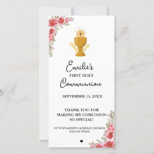 Caligrafia Minimalista Primeira Comunhão Orar