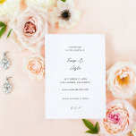 Caligrafia MOD Salvar o Convite de Data<br><div class="desc">Anime-se para o seu belo casamento enviando sua caligrafia moderna e Chic MOD Salve as datas com sua fotografia e caligrafia moderna.</div>